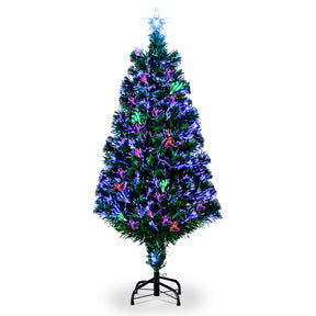 4ft green fibre optic Christmas tree