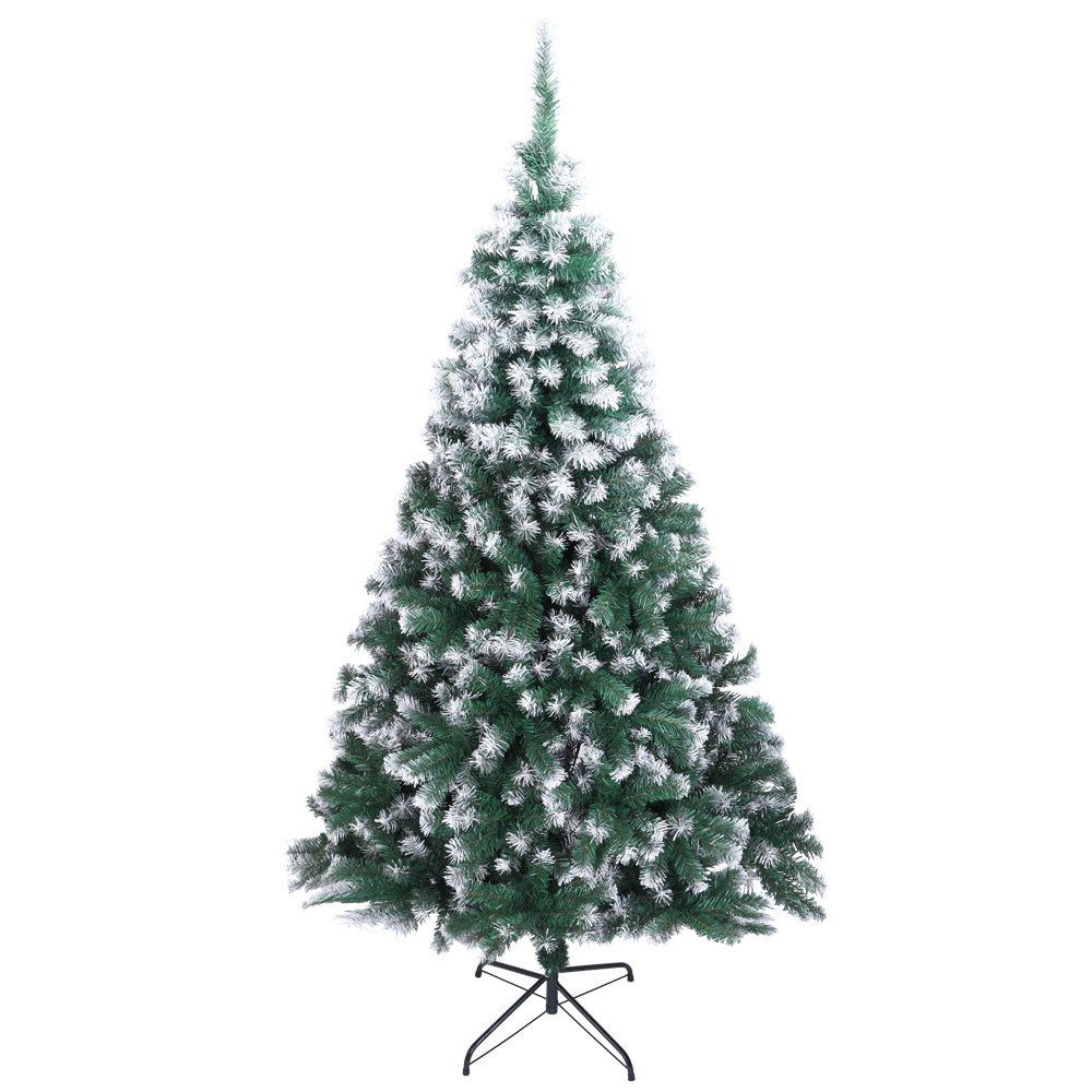 7ft white artificial Christmas tree