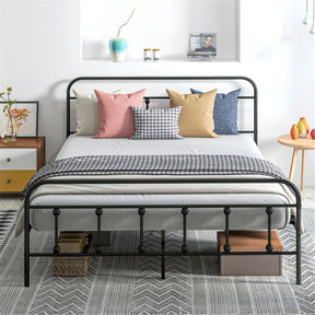140cm double metal bed frame