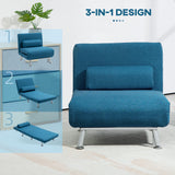 HOMCOM convertible chair steel frame detail