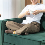 HOMCOM sofa bed armrest detail