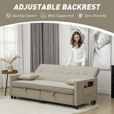 HOMCOM sofa bed dimensions diagram