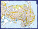 A to Z Map of Portsmouth 1000 Piece Jigsaw Puzzle – Collins Street Map Puzzle with Guide Print & Index