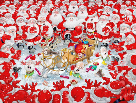 Christmas Scramble 1000 piece jigsaw