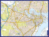 A to Z Southampton Street Map 1000 Piece Jigsaw Puzzle with Guide Print & Full Index – Collins Map Puzzle Gift
