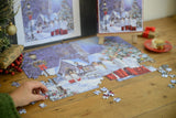 The Christmas Choir 500 Piece Jigsaw Puzzle – Nostalgic Christmas Carol Scene, Family Festive Activity