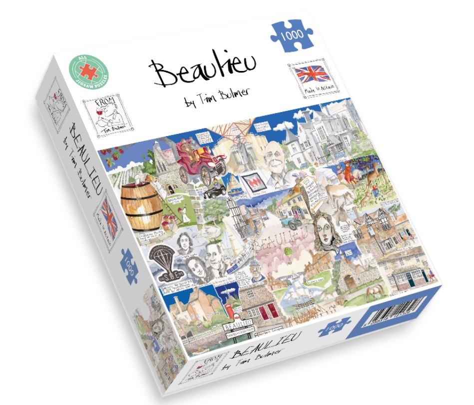 Tim Bulmer Beaulieu 1000 Piece Jigsaw Puzzle – New Forest Village Scene, Hampshire