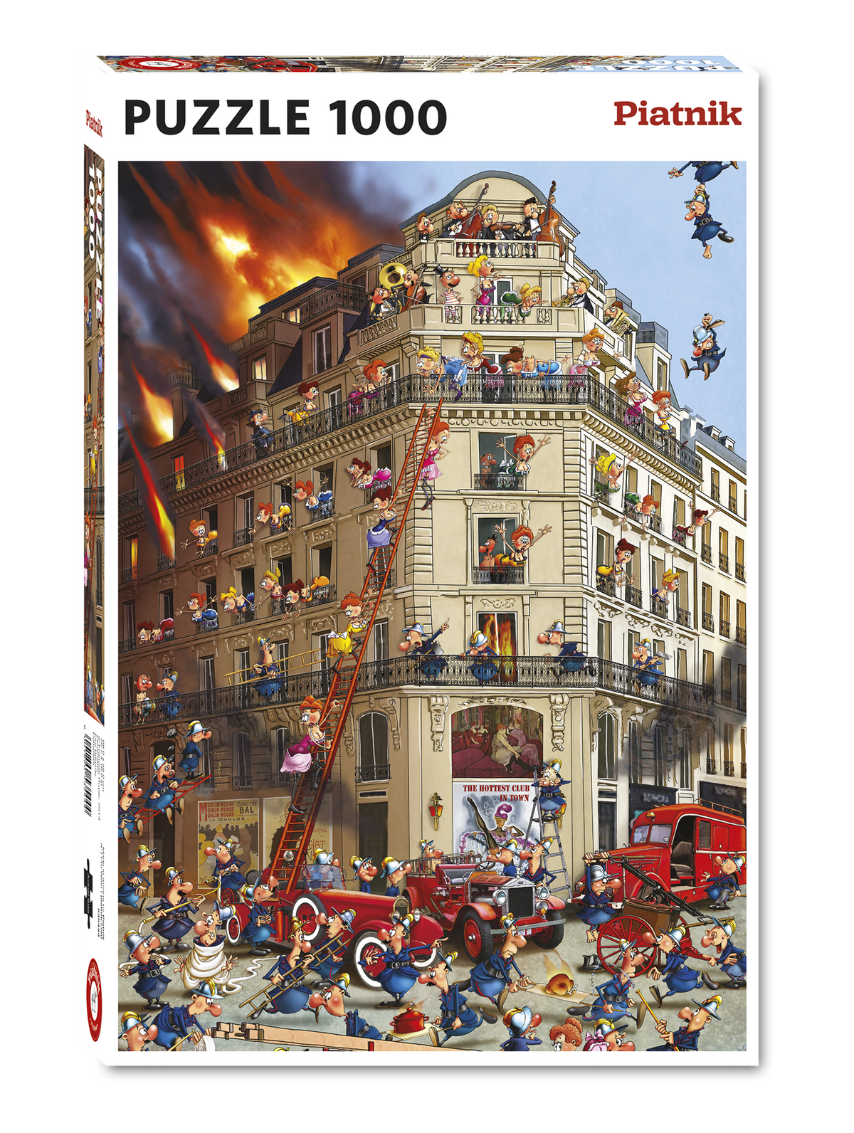 Piatnik Ruyer Fire Brigade 1000 Piece Jigsaw Puzzle – Firefighter Themed Puzzle for Enthusiasts