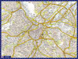 A to Z Map of Sheffield 1000 Piece Jigsaw Puzzle – Collins Street Map with Guide Print and Full Index