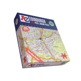 A to Z Map of Edinburgh 1000 Piece Jigsaw Puzzle – Collins Street Map with Guide Print and Full Index