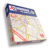 A to Z Map of Birmingham 1000 Piece Jigsaw Puzzle – Collins Street Map with Guide Print and Full Index
