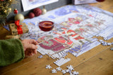 All Jigsaw Puzzles Santa's Visit 1000 Piece Jigsaw Puzzle – Nostalgic Christmas Scene, Festive Gift