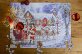 All Jigsaw Puzzles Santa's Visit 1000 Piece Jigsaw Puzzle – Nostalgic Christmas Scene, Festive Gift