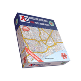 A to Z Map of Kingston upon Hull 1000 Piece Jigsaw Puzzle – Collins Street Map with Guide Print and Index