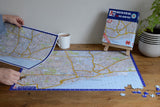 A to Z Map of Kingston upon Hull 1000 Piece Jigsaw Puzzle – Collins Street Map with Guide Print and Index