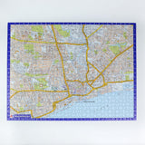 A to Z Map of Kingston upon Hull 1000 Piece Jigsaw Puzzle – Collins Street Map with Guide Print and Index