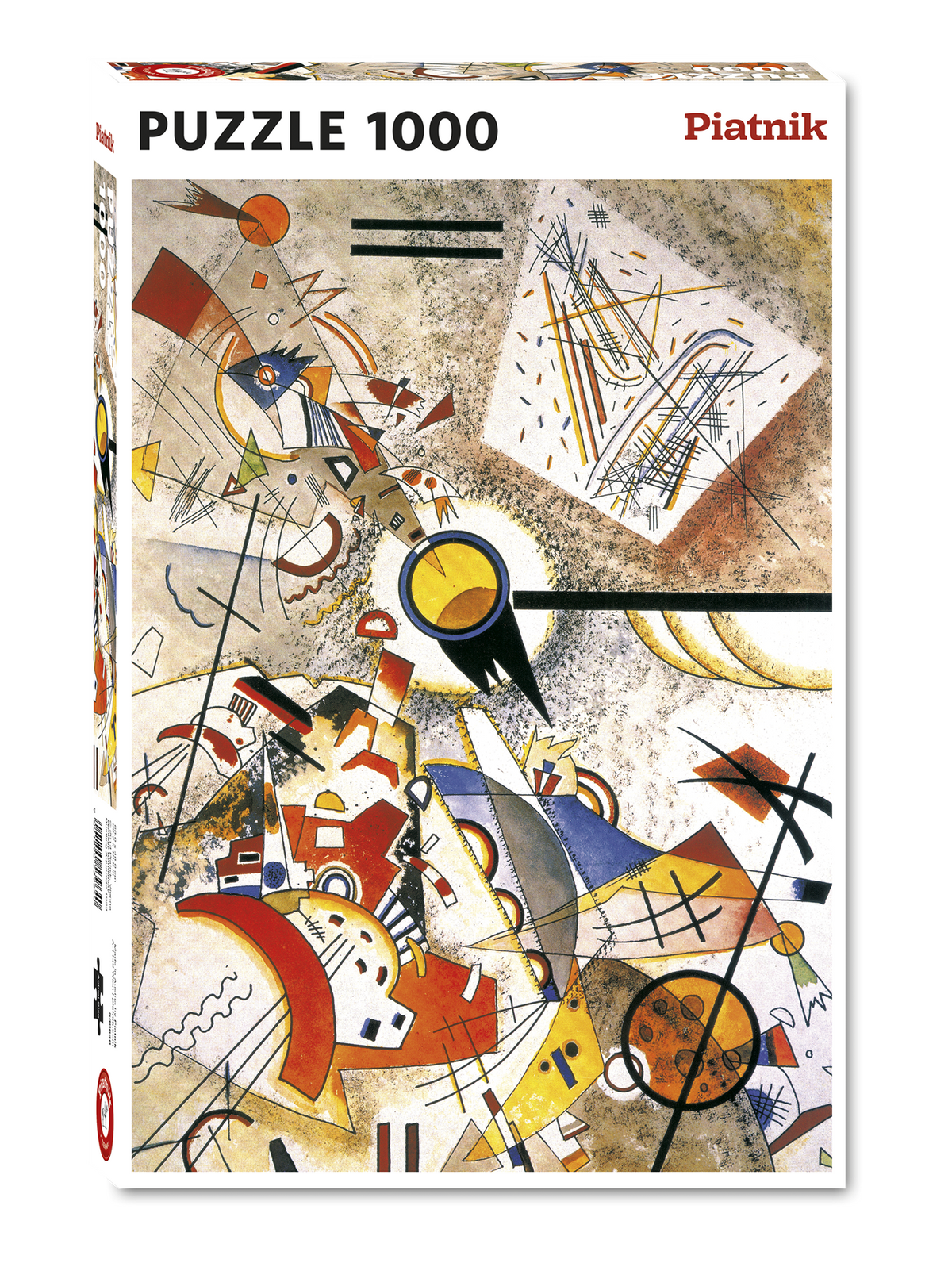 Piatnik Kandinsky Bustling Aquarelle 1000 Piece Jigsaw Puzzle – Abstract Art, Vibrant Colours