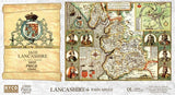 John Speed Lancashire Historical Map 1000 Piece Jigsaw Puzzle – 1610 Antique Map, 66 x 50cm