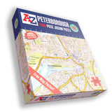 A to Z Map of Peterborough 1000 Piece Jigsaw Puzzle – Collins Street Map with Guide Print and Index