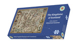 John Speed Historical Map of Scotland 1000 Piece Jigsaw Puzzle – 1610 Antique Map, 66 x 50cm
