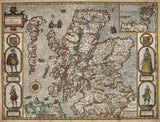 John Speed Historical Map of Scotland 1000 Piece Jigsaw Puzzle – 1610 Antique Map, 66 x 50cm