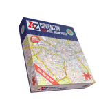 A to Z Map of Coventry 1000 Piece Jigsaw Puzzle with Guide Print & Full Index – Collins Street Map Gift