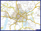 A to Z Map of Chichester 1000 Piece Jigsaw Puzzle with Guide Print & Full Index – Collins Street Map Gift