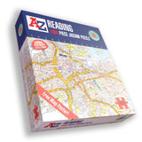 A to Z Map of Reading 1000 Piece Jigsaw Puzzle with Guide Print & Full Index – Collins Street Map Gift