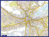 A to Z Map of Reading 1000 Piece Jigsaw Puzzle with Guide Print & Full Index – Collins Street Map Gift