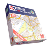 A to Z Map of Chester 1000 Piece Jigsaw Puzzle with Guide Print & Full Index – Collins Street Map Gift
