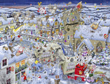 I Love Christmas by Mike Jupp 1000 Piece Jigsaw Puzzle – Humorous Festive Illustration, Christmas Gift