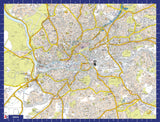 A to Z Map of Bristol 1000 Piece Jigsaw Puzzle with Guide Print & Street Index – Jigsaw Map Gift