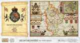 John Speed Bedfordshire Historical Map 1000 Piece Jigsaw Puzzle (1610) with A3 Guide Print – Antique Map