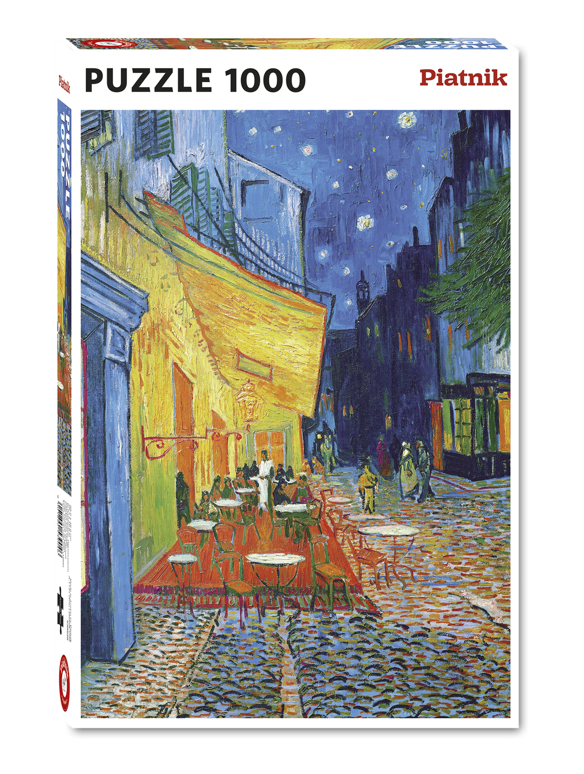 Piatnik Van Gogh Café Terrace at Night 1000 Piece Jigsaw Puzzle – Famous Painting Art Puzzle