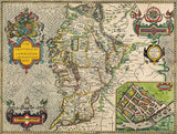 John Speed Connaugh Historical Map 1000 Piece Jigsaw Puzzle (1610) with A3 Guide Print – Antique Map