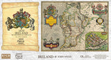 John Speed Connaugh Historical Map 1000 Piece Jigsaw Puzzle (1610) with A3 Guide Print – Antique Map