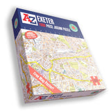 A to Z Map of Exeter 1000 Piece Jigsaw Puzzle with Guide Print & Street Index – Collins City Map Puzzle