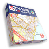 A to Z Map of Eastbourne 1000 Piece Jigsaw Puzzle with Guide Print & Street Index – Collins City Map Puzzle