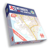 A to Z Map of Weymouth 1000 Piece Jigsaw Puzzle with Guide Print & Street Index – Collins City Map Puzzle