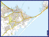 A to Z Map of Weymouth 1000 Piece Jigsaw Puzzle with Guide Print & Street Index – Collins City Map Puzzle