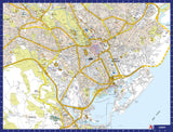 A to Z Map of Cardiff 1000 Piece Jigsaw Puzzle – Collins Street Map with Guide Print and Index