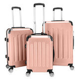 3 piece lightweight ABS spinner luggage set