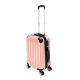 3 Piece Lightweight ABS Spinner Luggage Set with Carry-On Case & 360° Wheels – Hard Shell Suitcases