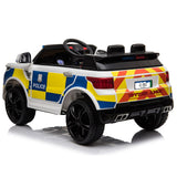 12V 7Ah Kids Electric Ride-On Police Car with 2.4G Remote Control, Dual Drive & MP3 Player – Ages 3–8, White