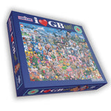 Mike Jupp I Love Great Britain Too! 1000 Piece Jigsaw Puzzle – Made in Britain, Recycled Board
