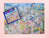 Mike Jupp I Love Great Britain Too! 1000 Piece Jigsaw Puzzle – Made in Britain, Recycled Board