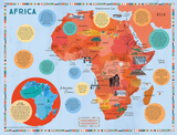Prisoners of Geography Africa Map 500 Piece Jigsaw Puzzle – Illustrated Political and Geographical Map