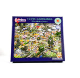 Mike Jupp I Love Gardening 1000 Piece Jigsaw Puzzle – Made in Britain, Recycled Board with Free Poster