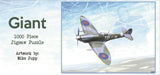 Mike Jupp Spitfire Giant 1000 Piece Jigsaw Puzzle – Wartime Aeroplane Illustration