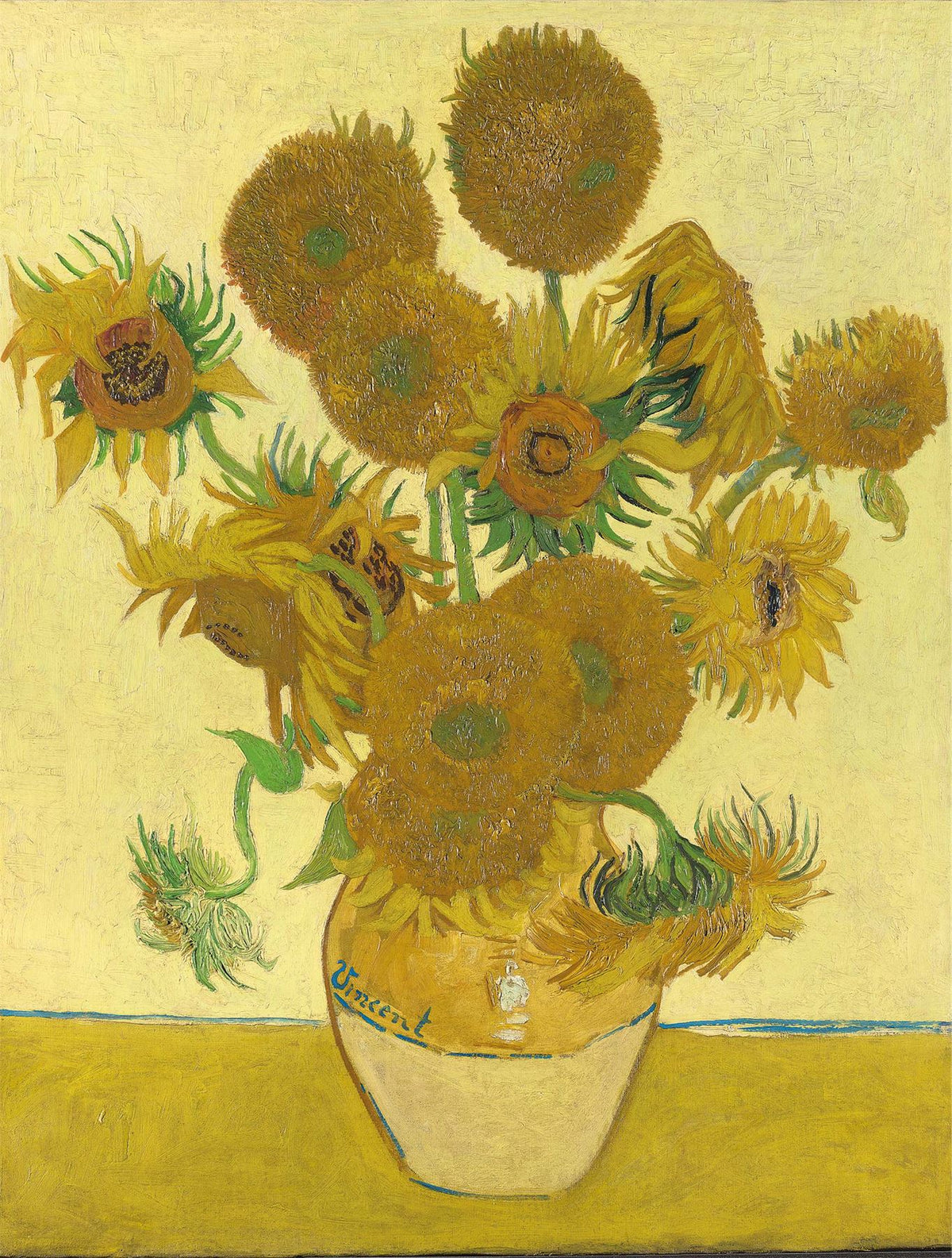 National Gallery Sunflowers by Van Gogh 1000 Piece Jigsaw Puzzle – Fine Art Puzzle in Recyclable Box